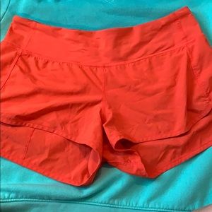 Lululemon speed shorts.
